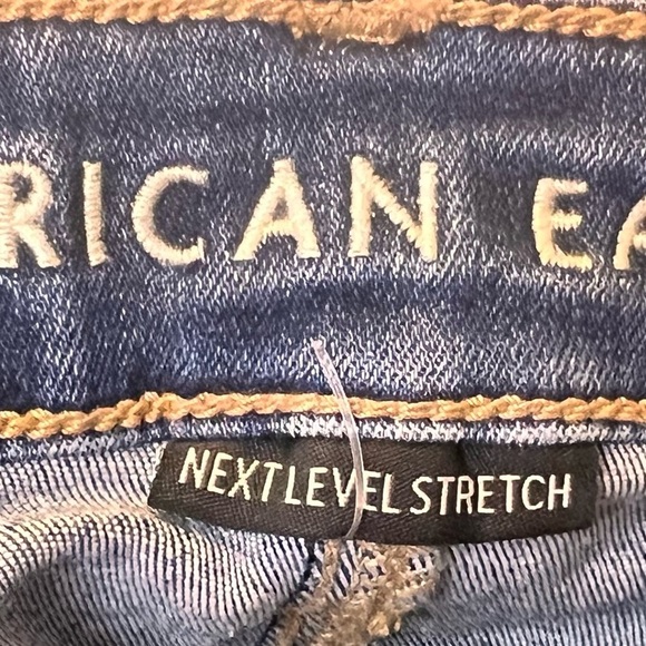 American Eagle Next Level Stretch Hi Rise Jeggings Size 000 Women Junior Skinny - Picture 8 of 10